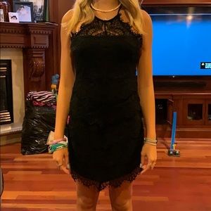 Free people lace black dress